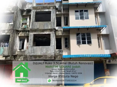 Ruko 3,5Lantai (Butuh Renovasi) MARITIM SQUARE Jodoh