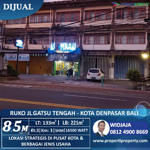 Ruko Jalan Raya Gatot Subroto Tengah Bali
