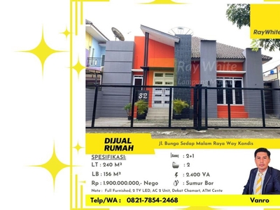 Dijual Rumah Full Furnished di Jalan Perummas Way Kandis Tanjung