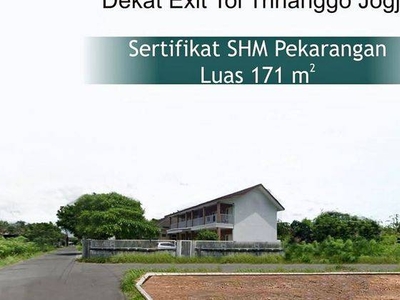 Tanah Dijual Jogja Dekat Exit Tol Trihanggo, SHM Pekarangan