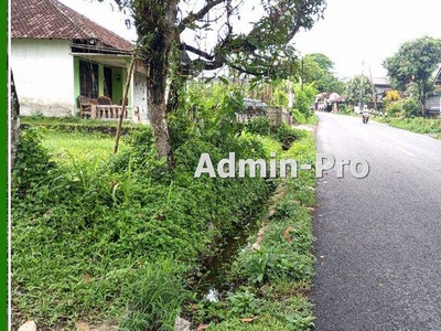 Tanah Sleman 190 Jt di Tempel Tepi Jalan Utama