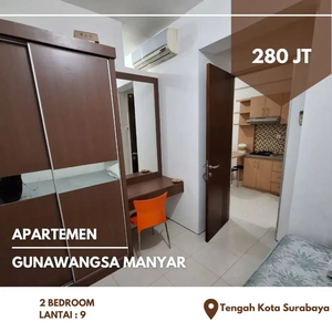 280 Juta • 2 BR Apartemen Gunawangsa Manyar