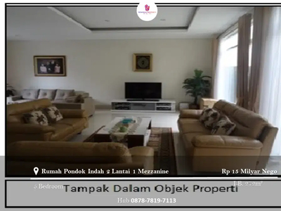 Dijual Rumah 2 Lantai Bagus di Pondok Pinang, Jakarta Selatan