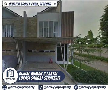 Dijual Rumah Baru 2 lantai Cluster Accola Park Serpong -AH611