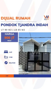 Dijual Rumah New di Pondok Tjandra Indah