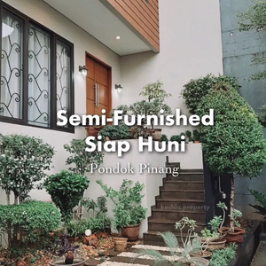 DIJUAL RUMAH SEMI FURNISHED SIAP HUNI DI PONDOK PINANG