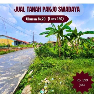 Dijual Tanah Kosong Pakjo Swadaya Dekat Sma 11 Palembang
