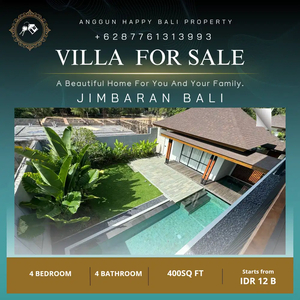 Dijual villa minimalis murah Jimbaran Bali