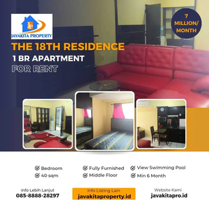 Disewakan 1BR The 18th Residence Furnished