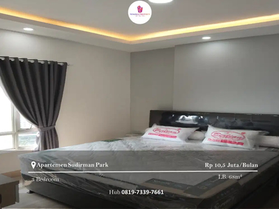 Disewakan Apartement Sudirman Park 3 BR Full Furnished High Floor