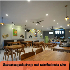 Disewakan ruang usaha strategis cocok buat coffee shop atau kuliner