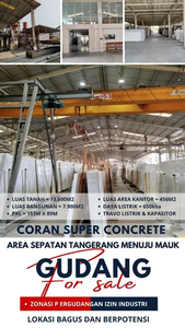 JUAL CEPAT - GUDANG MEKAR JAYA AKONG SEPATAN TANGERANG BANTEN / CKFK