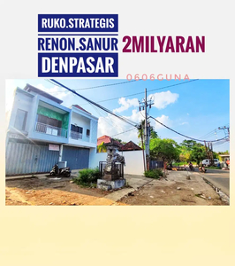 Jual Ruko Sanur Renon Denpasar Bali