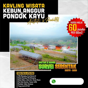 jual tanah kavling wisata view pemandangan