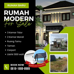 Promo Spesial Bonus Kanopi Rumah 2 Lt di Banguntapan 10 mnit Kotagede