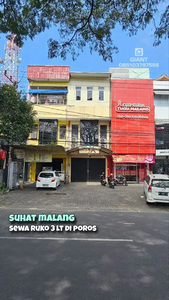 Ruko 3 lantai di Poros Jalan Soekarno Hatta, Suhat, Lowokwaru