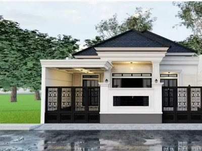 Rumah Baru Classic Modern Lokasi Candi Mendut Malang