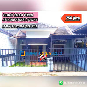 rumah cantik dalam perumahan babarsari seturan sangat strategis