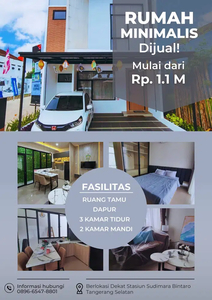 Rumah Dijual Di Dekat Stasiun Sudimara Bintaro Tangerang Selatan