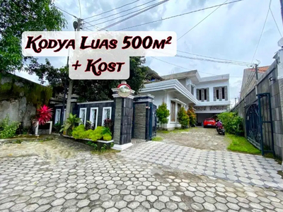 Rumah Mewah Kota Jogja Luas Bonus Kost