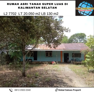 Rumah Plus Tanah Luas Super Strategis di Tambang Ulang Banjarmasin