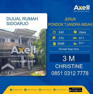 Rumah Pondok Tjandra Indah Jl Jeruk Dijual