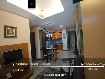 Sewa Apartemen Thamrin Residence High Floor 2BR Full Furnished Tower A