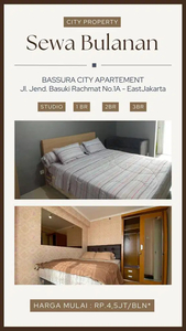 Sewa Bulanan mulai 5JTan Unit Furnished di Bassura City - B0611