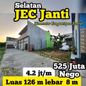 Tanah 126m dkt JEC Janti Pamela Wonocatur Banguntapan Bantul