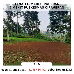 Tanah Dijual Cimahi Kota Cipageran SHM Siap Bangun