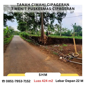 Tanah Dijual Cimahi Kota Cocok Hunian SHM