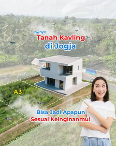 Tanah Sleman Murah View Merapi, Mangku Jalan Aspal, DP Kompromi