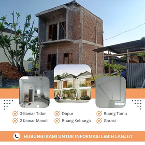 Turun Harga! Rumah 2 Lt di Jambidan Banguntapan Dkt Giwangan KPR SHM