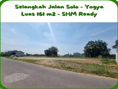 3 menit Jalan Solo-Yogya, Tanah Siap AJB di Kalasan