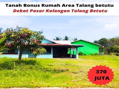 Dijual Tanah Bonus Rumah Lokasi Talang Betutu Kota Palembang