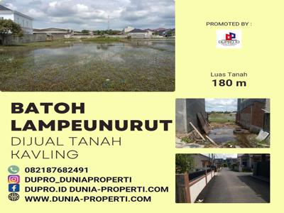 Dijual Tanah Dengan LT 180 m Di Batoh Lampeunurut Aceh besar