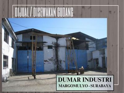 Gudang Siap Guna di Dumar Industri Margomulyo, Surabaya.