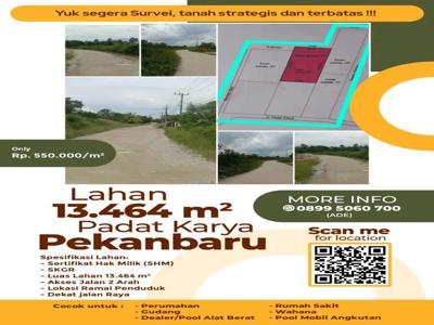 Tanah murah strategis padat karya pekanbaru