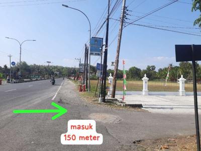 Tanah Murah Strategis View Sawah di Sentolo dekat Jl. Nasional