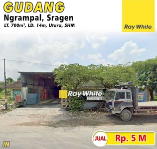 Dijual Gudang Ngrampal, Sragen