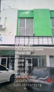 Dijual Ruko Citra Garden 2 lantai Gowa