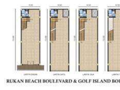 Dijual Ruko Golf Island Ukuran 4,5X15 Harga 7,5M