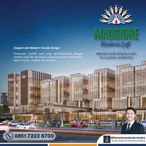 Ruang Usaha Super Premium Maggiore Businesss Loft, Gading Serpong