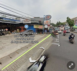 Ruko 2 Lantai Jl.Raya Ir.H.Juanda Ciputat