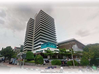 Sewa Kantor Menara Cakrawala Luas 551 m2 Partisi Thamrin Jakarta Pusat