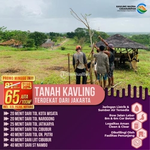 Dijual Tanah Kavling Idaman Bisa Kredit, Lokasi Strategis Harga 60 Jutaan - Bogor