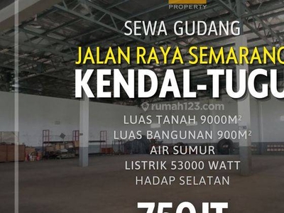 Disewakan Gudang di Jalan Raya Kendal-Tugu Semarang