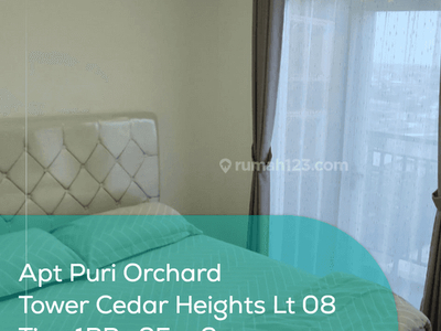 Apartement Puri Orchard Tower Cedar Height Wing A Lt 08, 1BR, Full Furnished