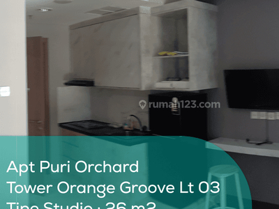 Apartement Puri Orchard Tower Orange Groove Wing A Lt 03, Studio, Full Furnished