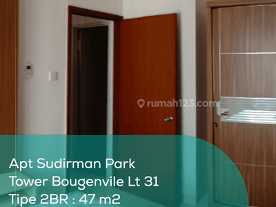 Apartement Sudirman Park Tower Bougenvile Lt 31, 2BR, Semi Furnished